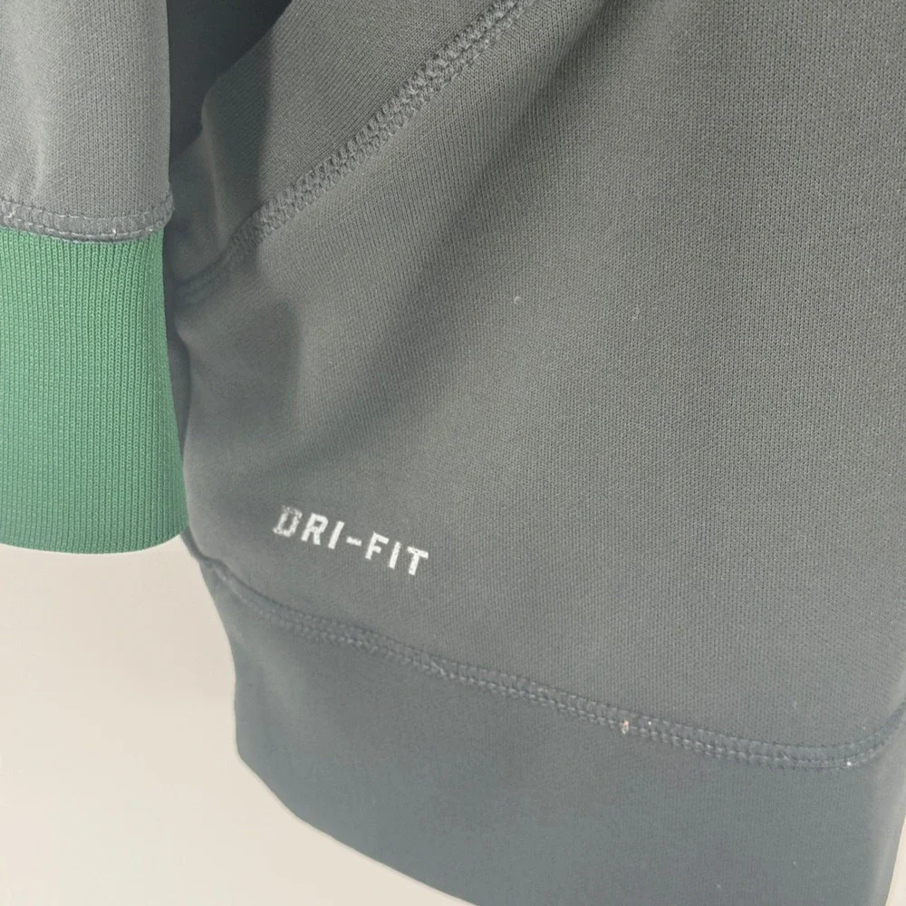 Nike Mens Dri-FIT Full Zip Track Jacket Dark Grey Green 473538-215 XXL - Picture 7 of 9
